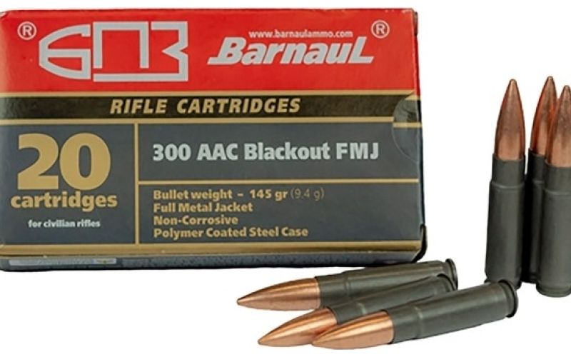 Barnaul Ammunition 300 aac blackout 145gr full metal jacket 20/box